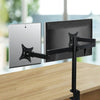Dual HD LED Desk Mount Monitor Stand  2 Arm Display Bracket LCD Screen TV Holder Deals499