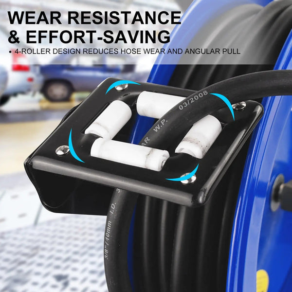 Dynamic Power Air Hose Reel Automotive Industrial 15m Retractable Rewind Deals499