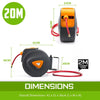 Dynamic Power Air Hose Retractable Reel Auto Rewind Heavy Duty Wall Mounted 20m Deals499