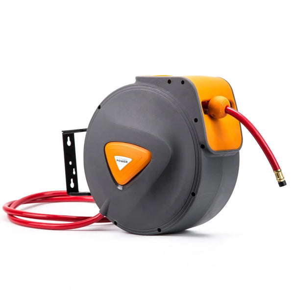 Dynamic Power Air Hose Retractable Reel Auto Rewind Heavy Duty Wall Mounted 30m Deals499