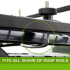 Dynamic Power Black Steel Roof Rack Luggage Carrier Basket 4WD 121cm Deals499