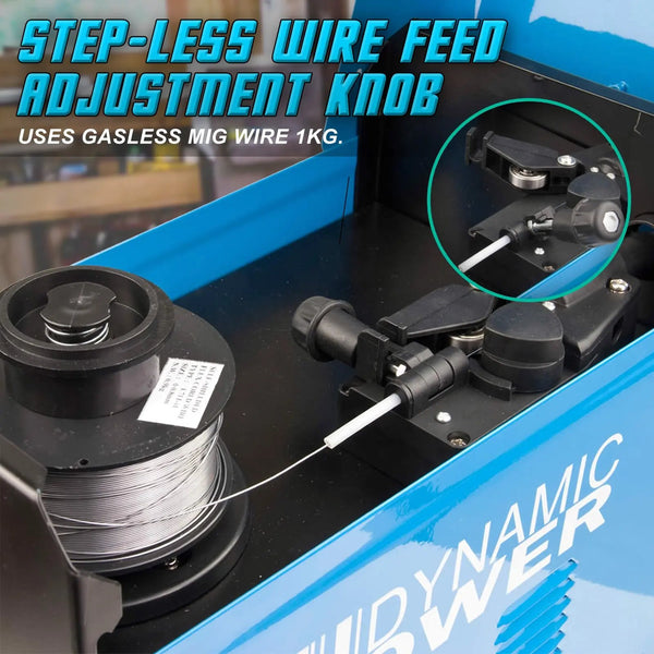 Dynamic Power MIG Gasless Welder + Wire Portable Welding Machine 130Amp Deals499