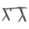 Dyskord Gaming Table Desk Office Desktop Steel LED RGB Lighting Deals499