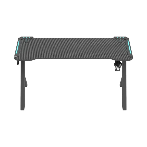 Dyskord Gaming Table Desk Office Desktop Steel LED RGB Lighting Deals499