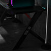 Dyskord Gaming Table Desk Office Desktop Steel LED RGB Lighting Deals499