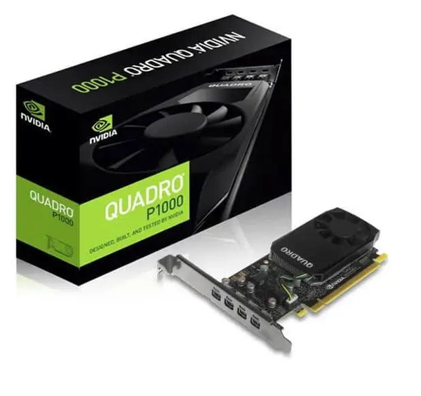E-ENERGY Quadro P1000 PCIe Workstation Card 4GB DDR5 4xmDP 4x5120x2880@60Hz 128-Bit 82GB/s 640 Cuda Core Single Slot Low Profile (126P9000200) E-ENERGY