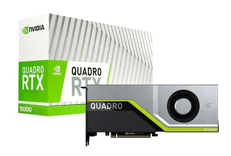 E-ENERGY Quadro RTX5000 PCIe Workstation Card 16GB GDDR6 4xDP1.4 5K 4x4096x2160@120Hz 1xVirtualLink 256-Bit 448GB/s 3072 Cuda 384 Tensor 48 RT E-ENERGY