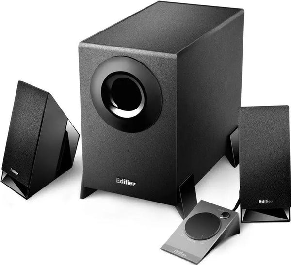 EDIFIER M1360 2.1 Multimedia Speakers - 3.5mm AUX/4INCH Subwoofer/Remote/RCA Remote Control input EDIFIER