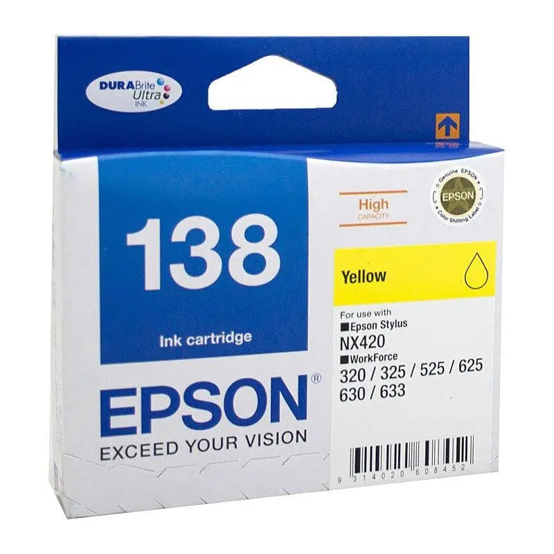 EPSON 138 Yellow Ink Cartridge EPSON