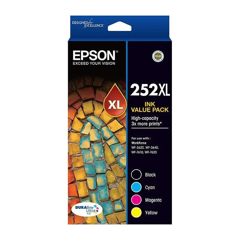 EPSON 252XL 4 Ink Value Pack EPSON