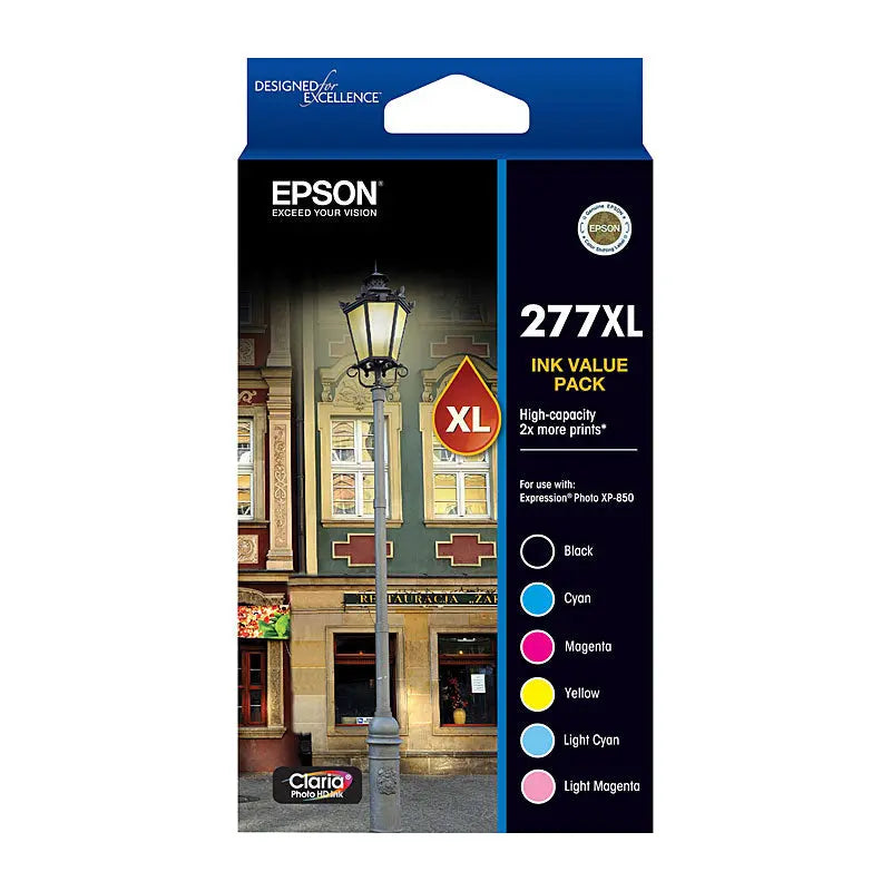 EPSON 277XL 6 Ink Value Pack EPSON