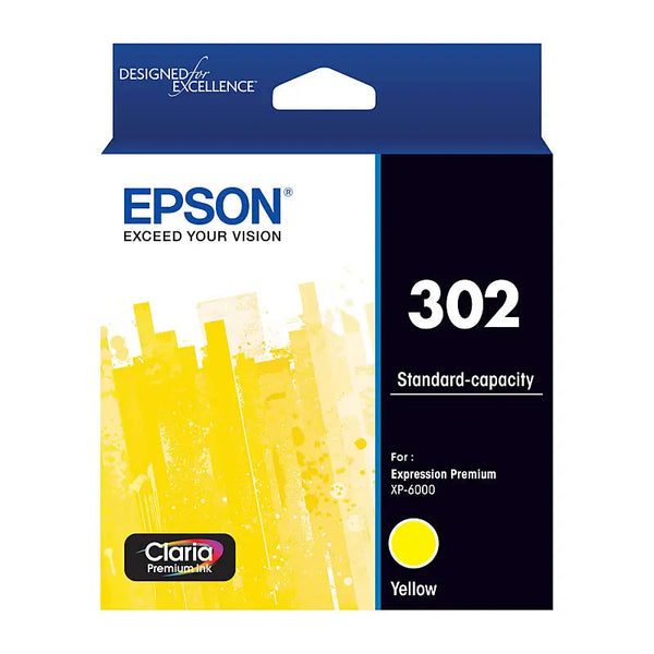 EPSON 302 Yellow Ink Cartridge EPSON