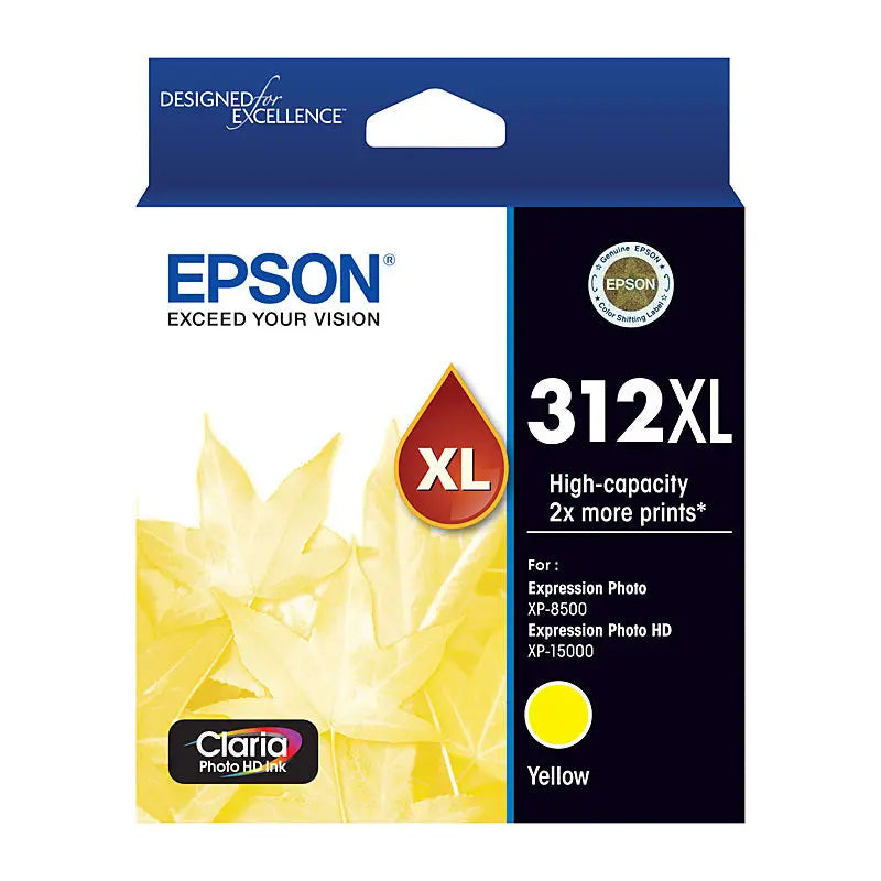 EPSON 312XL Yellow Ink Cartridge EPSON