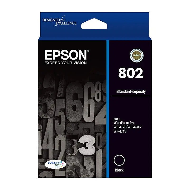 EPSON 802 Black Ink Cartridge EPSON