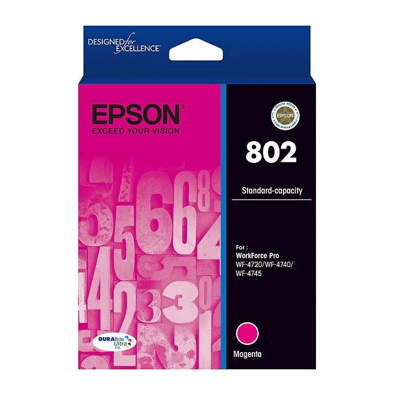 EPSON 802 Magenta Ink Cartridge EPSON