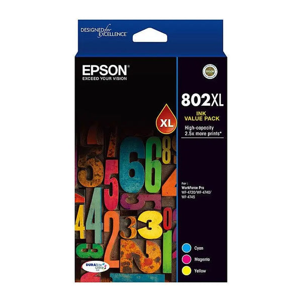 EPSON 802XL CMY Colour Pack EPSON