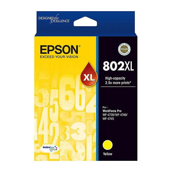 EPSON 802XL Yellow Ink Cartridge EPSON