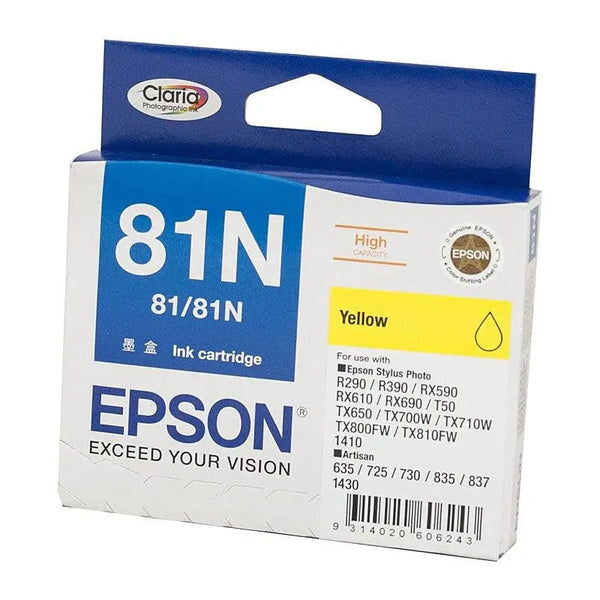 EPSON 81N HY Yellow Ink Cartridge EPSON