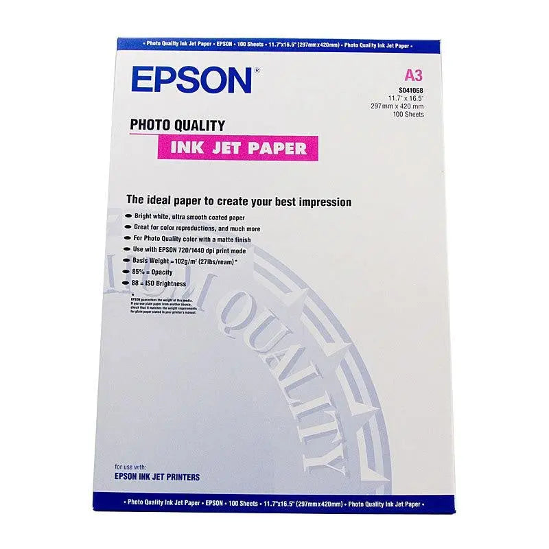 EPSON S041068 Photo Paper A3 EPSON