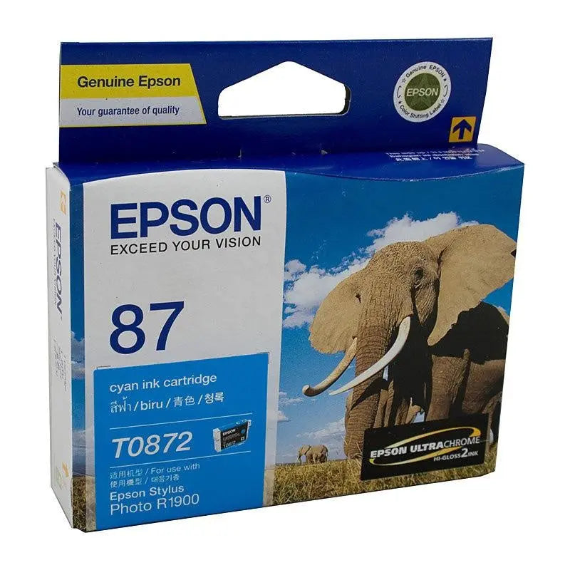 EPSON T0872 Cyan Ink Cartridge EPSON
