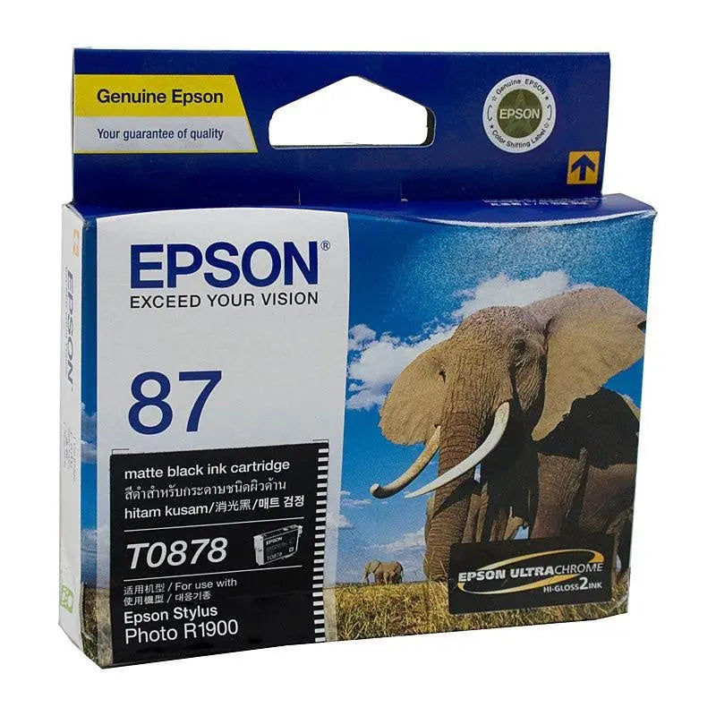 EPSON T0878 Matte Black Ink Cartridge EPSON
