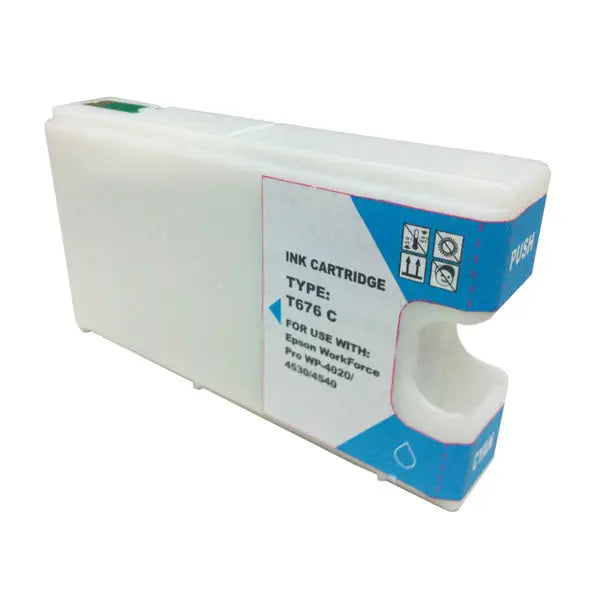 EPSON [5 Star] 676XL (T6762) Cyan Compatible Inkjet Cartridge EPSON