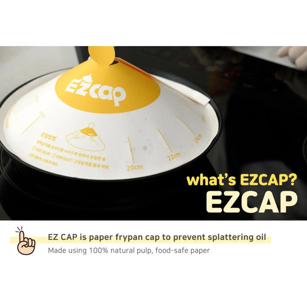 EZ Cap 200X Paper Lid for Frypan Disposable Cooking Pan Cap Deals499