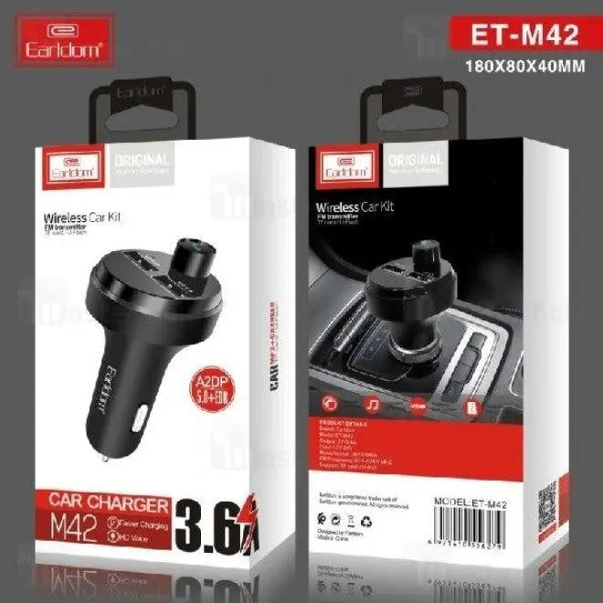 Earldom M42 Wireless Car Kit FM Transmitter Deals499