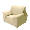 Easy Fit Stretch Couch Sofa Slipcovers Protectors Covers 1 Seater Cream Deals499