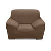Easy Fit Stretch Couch Sofa Slipcovers Protectors Covers 1 Seater Taupe Deals499