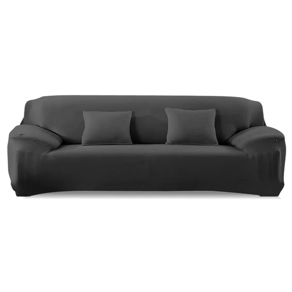 Easy Fit Stretch Couch Sofa Slipcovers Protectors Covers 3 Seater Black Deals499