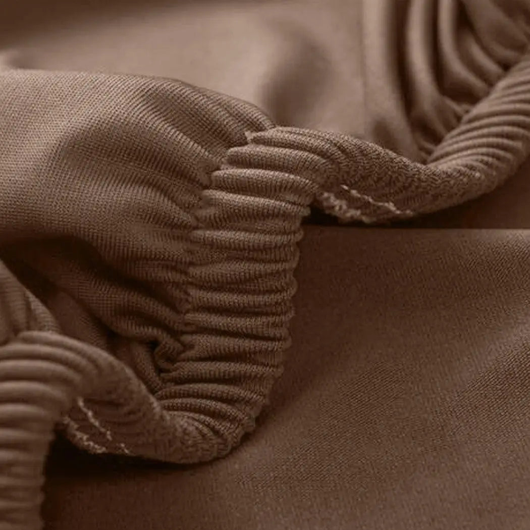 Easy Fit Stretch Couch Sofa Slipcovers Protectors Covers 3 Seater Taupe Deals499