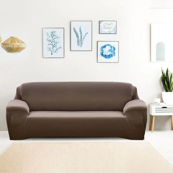 Easy Fit Stretch Couch Sofa Slipcovers Protectors Covers 3 Seater Taupe Deals499