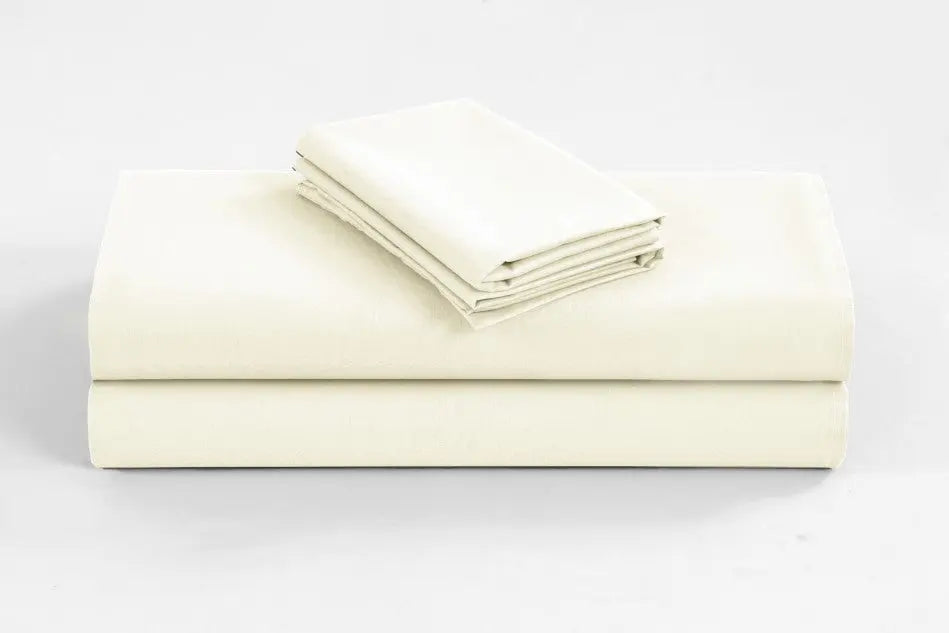 Elan Linen 1200TC Organic Cotton Cream Single Sheet Set Deals499