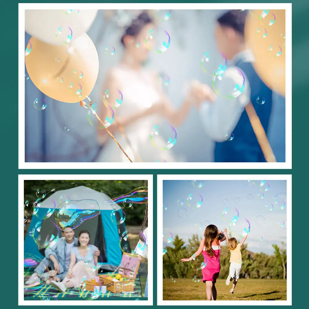 Electric Auto Bubble Machine Portable Bubble Maker Blower Party Weeding Kids Toy Deals499
