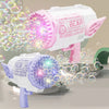 Electric Bubble Gun Machine Soap Bubbles Kids Adults Summer Outdoor Playtime Toy Purple Deals499