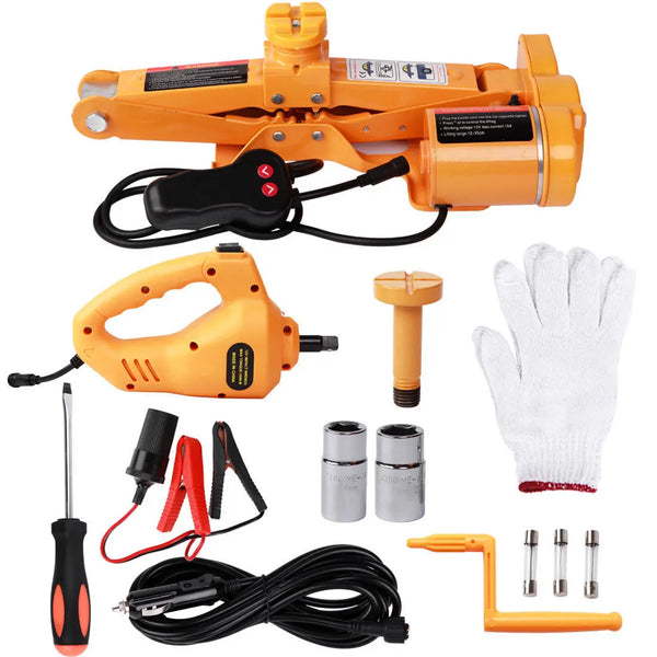 Electric Car Jack Floor 2 Ton Electric Scissor Jack Car Repair Tool Heavy Duty from Deals499 at Deals499