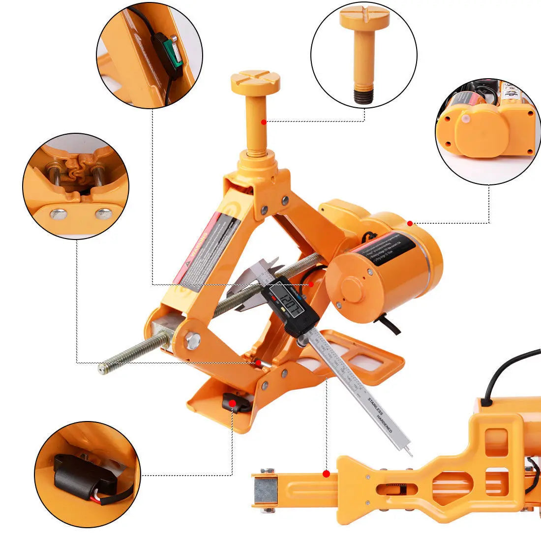 Electric Car Jack Floor 2 Ton Electric Scissor Jack Car Repair Tool Heavy Duty from Deals499 at Deals499