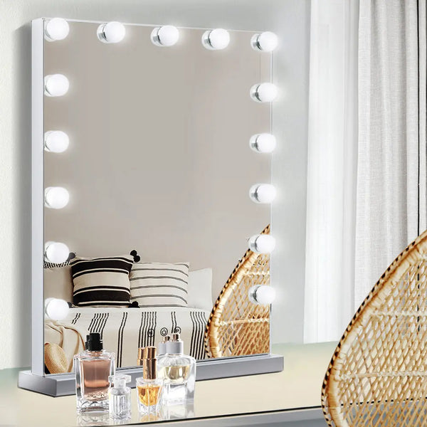 Embellir Hollywood Makeup Mirror With Light 15 LED Bulbs Lighted Frameless Deals499