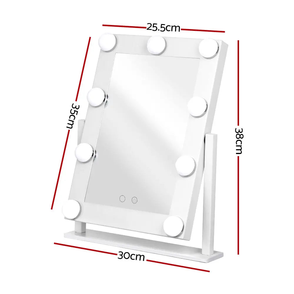 Embellir LED Standing Makeup Mirror - White Deals499