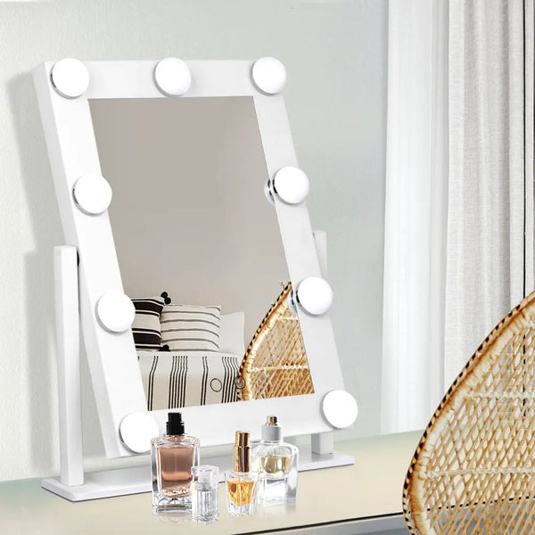 Embellir LED Standing Makeup Mirror - White Deals499