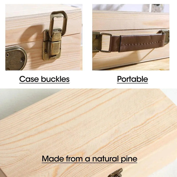 Essential Oil Storage Box Wooden 85 Slots Aromatherapy Container Organiser Case Deals499