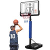 Everfit 3.05M Basketball Hoop Stand System Ring Portable Net Height Adjustable Blue Deals499