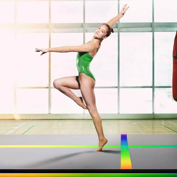 Everfit 4M Air Track Gymnastics Tumbling Exercise Mat Inflatable Mats 20CM Thick + Pump Deals499