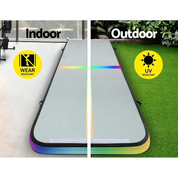 Everfit 4X1M Air Track Inflatable Tumbling Mat Gymnastics Yoga Mat Deals499