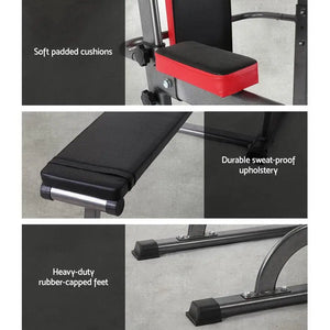 Everfit 9-IN-1 Power Tower Weight Bench Multi-Function Station Deals499