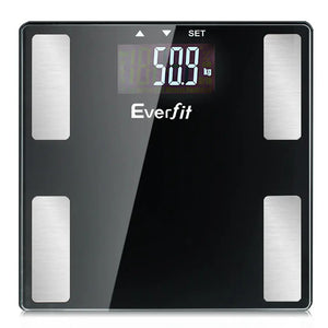 Everfit Bathroom Scales Digital Body Fat Scale 180KG Electronic Monitor BMI CAL Deals499