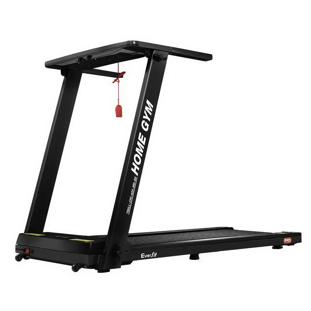 Everfit Electric Treadmill Home Gym Exercise Running Machine Fitness Equipment Compact Fully Foldable 420mm Belt Black Deals499