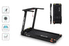 Everfit Electric Treadmill Home Gym Exercise Running Machine Fitness Equipment Compact Fully Foldable 420mm Belt Black Deals499