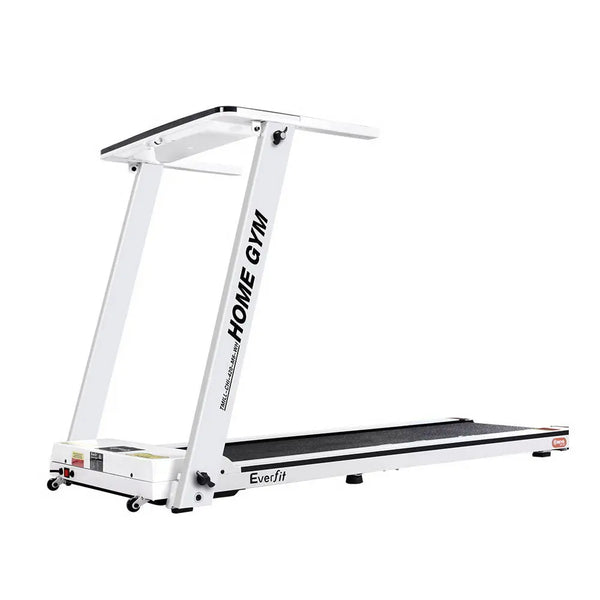 Everfit Electric Treadmill Home Gym Exercise Running Machine Fitness Equipment Compact Fully Foldable 420mm Belt White Deals499